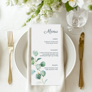 Menukort | Eucalyptus