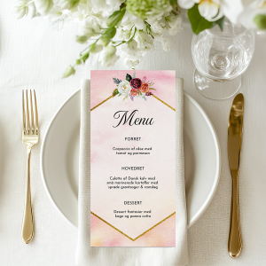 Menukort | Fleur | Blooms